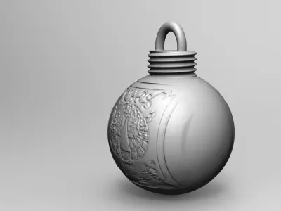 Bola de navidad-caballeros del zodiaco- FENIX 3D print model