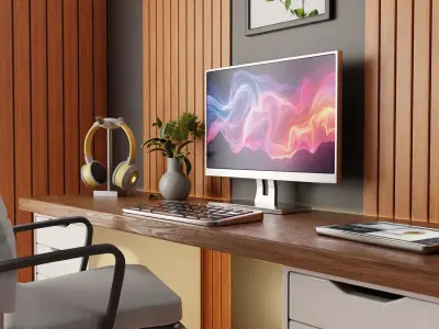 Isometric room 3D model purchase