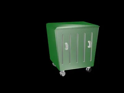 Trash can Free 3D model purchase