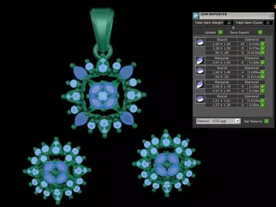 fashion pendent 3D print model purchase