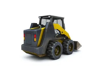 SkidSteerLoader bulldozer Low-poly 3D model