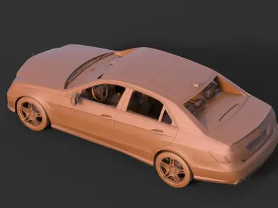 Mercedes-Benz E63 3D print model