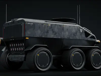 Toyota Lunar Cruiser Jaxa Moon Rover 3d Textures 3D model