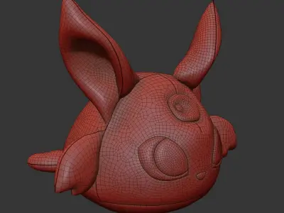 espeon pokemon kids 3D model