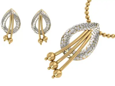Pendant Necklace 3D print model 24