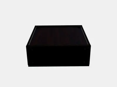 BESTA Shelf unit with glass door 21 Low-poly 3D model