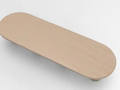 Zuha Dining Table Low-poly 3D model