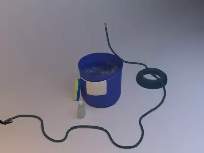 Car Wash Set 1 3D model