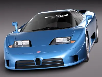Bugatti EB110 1991 1995 3D model