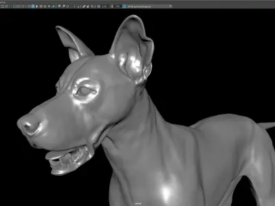 Dog 3D model 3D model