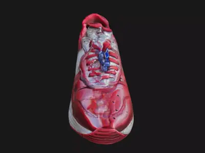 Post-war sneakers 3D model