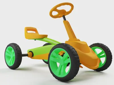 pedal kart design 3D model