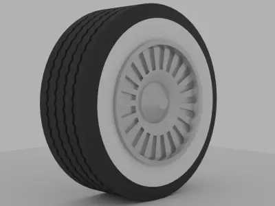Antique Wheel 3D print model purchase