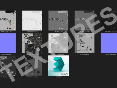 TUG Ground Powered Unit 28V Magnum 3D model