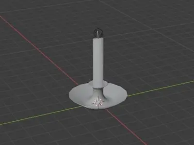 candle light Free low-poly 3D model