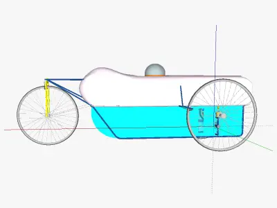 AT e-velomobile 3D model