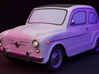 Seat 600L 3D Model 3D model