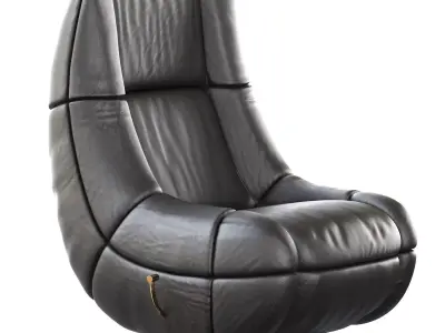 De Sede collection of cozy armchairs 3D model