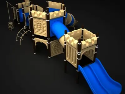 Outdoor Castle 3D model