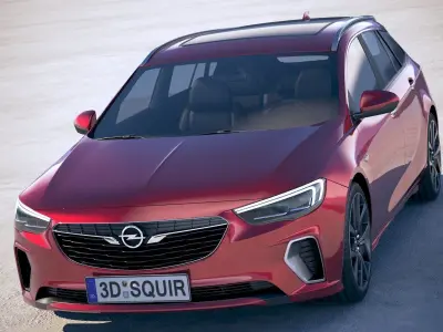 Opel Insignia GSI Sport Tourer 2019 3D model