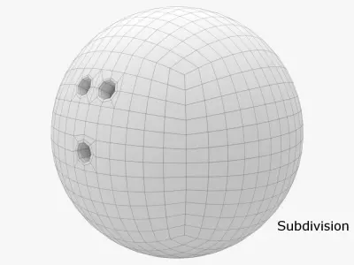 Bowling Ball 3D model get