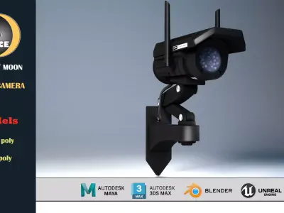 camera 01 Low-poly 3D model