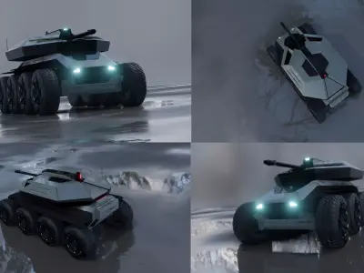 Tank Concept Design ST 2022 3D model