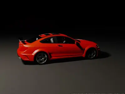 Mercedes Benz C63 AMG Coupe 3D model