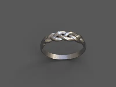 High-Quality 3D Ring Model Low-poly 3D model get