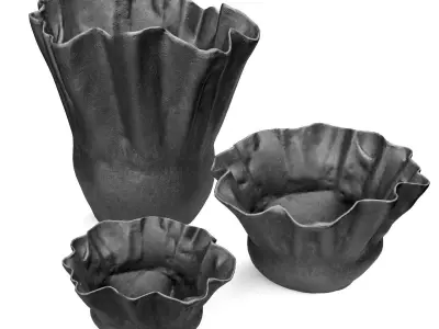 Levadnaja Aloha Vase Low-poly 3D model