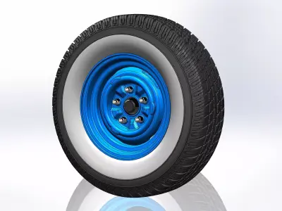 Wheel for Consul-Zephyr-Zodiac scale model 3D print model