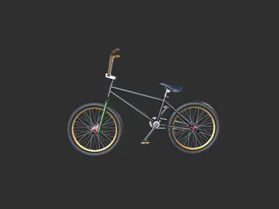 bicycle 3D model by mightyalexone