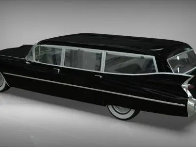 Cadillac Barnett Space Wagon 1959 3D model