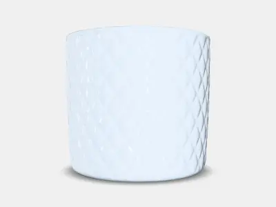 CHIAFRON Plant pot Low-poly 3D model