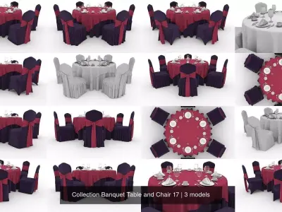Collection Banquet Table and Chair 17