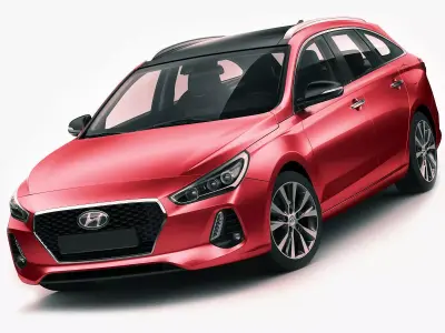 Hyundai i30 Tourer 2017  3D model