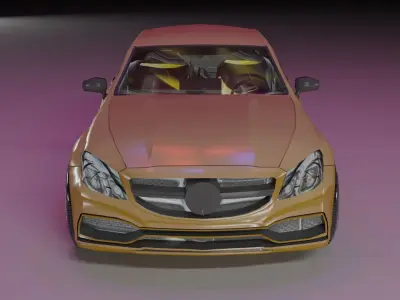 Mercedes-AMG 6S Coupe 2016 Free low-poly 3D model