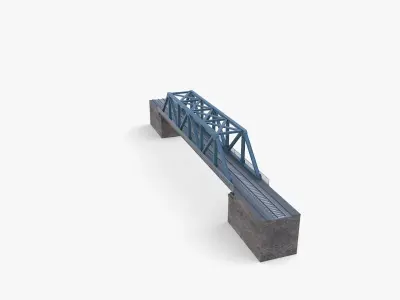 Bridge v1 Low-poly 3D model