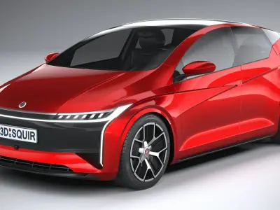 Generic Hatchback EV v3 2022 3D model