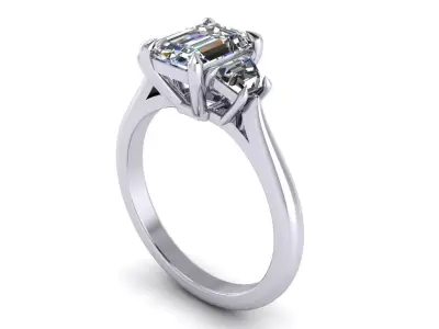 Woman Wedding Ring  3D print model purchase