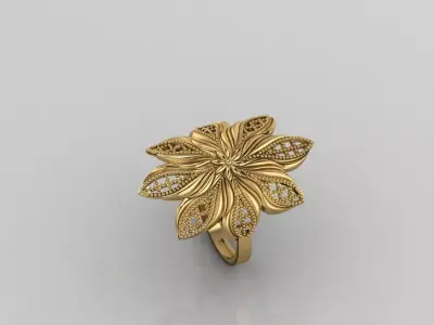 Women Plain Ring Ready STL Models Womens Ring 3d models 3D print model 41