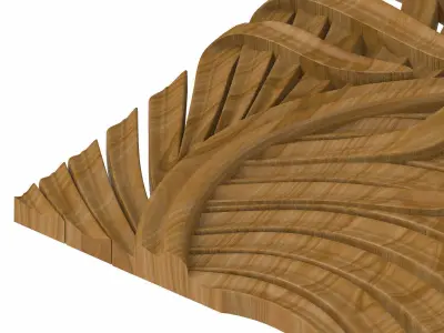 Decorative panel STL 3D model 20
