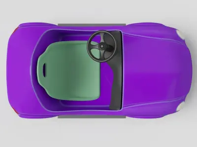 riding toy car  3D model