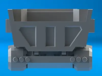 DUMP TRUCK 3D model 8