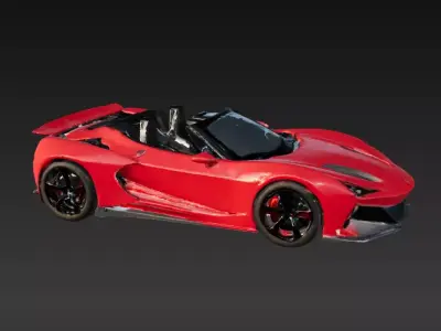 Sport Car 3D Model Series 1 3D print model