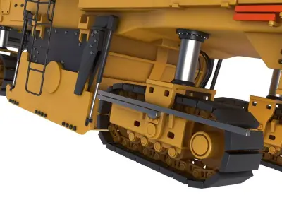 Asphalt Milling Machine  3D model