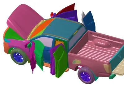 Mazda BT50 FSC 2021 Vehicle 3d scan data 3D model 3D model