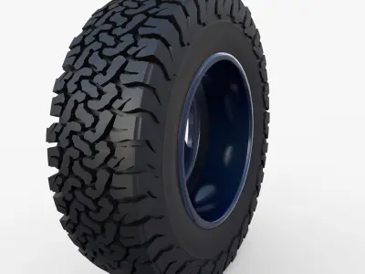 Range Rover Classic Wheel BF Goodrich AT 3D model
