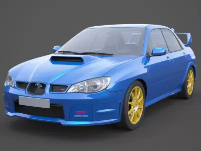Subaru Impreza WRX STI 3D model