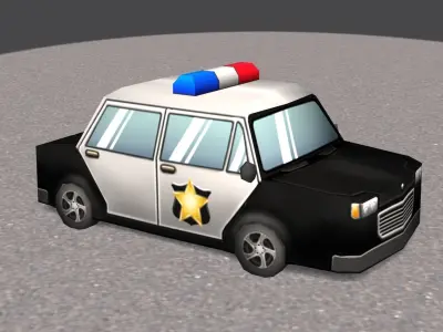 Cartoon Cars Mega-Pack Low-poly 3D model